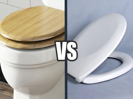Wood or Plastic Toilet Seat