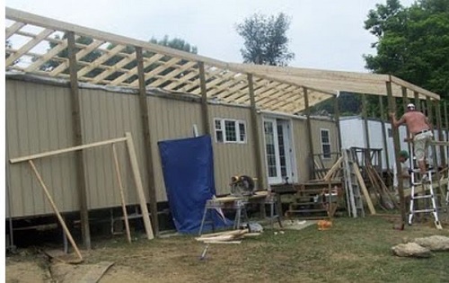 How To Attach A Porch Roof To A Mobile Home