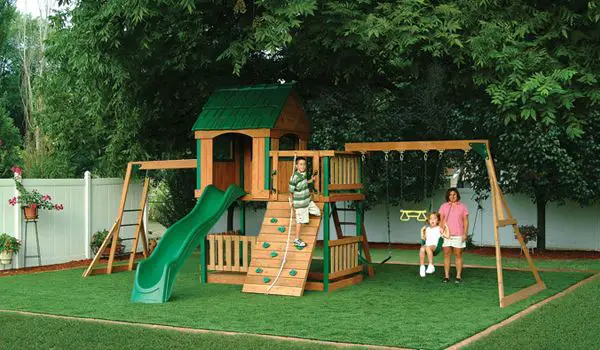 Can You Put Swing Set On Artificial Grass